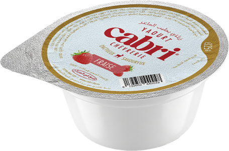 Cabri strawberry goat yogurt 125 g